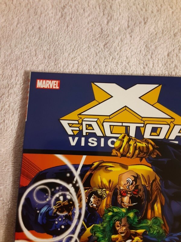 X-Factor Visionaires Vol 1 Written by PETER DAVID. Art/cover by LARRY STROMAN.