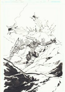 Bionicle Glatorian #3 p.1 - Action Splash - 2009 art by Pop Mhan  