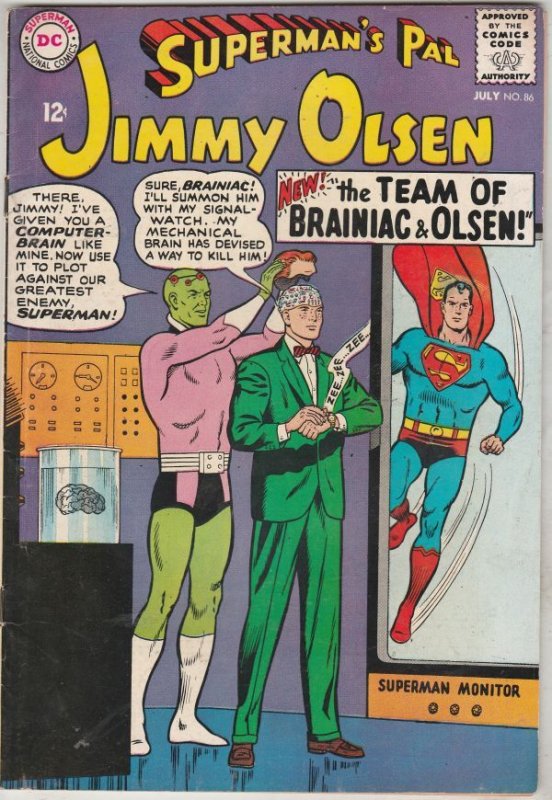 Jimmy Olsen, Superman's Pal  #86 (Jul-65) NM- High-Grade Jimmy Olsen