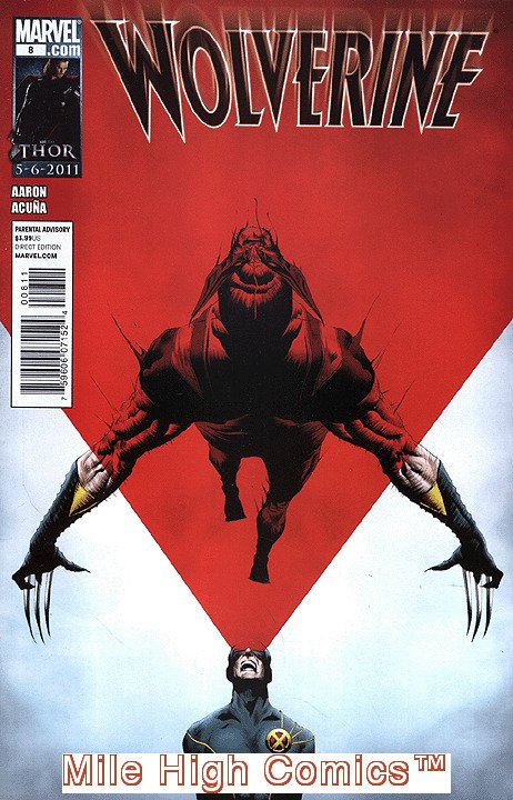 WOLVERINE  (2010 Series) (#1-20, 300-317, & 1000) (MARVEL) #8 Very Good 