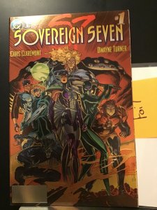 Sovereign Seven #1 (1995)rare platinum foil variant