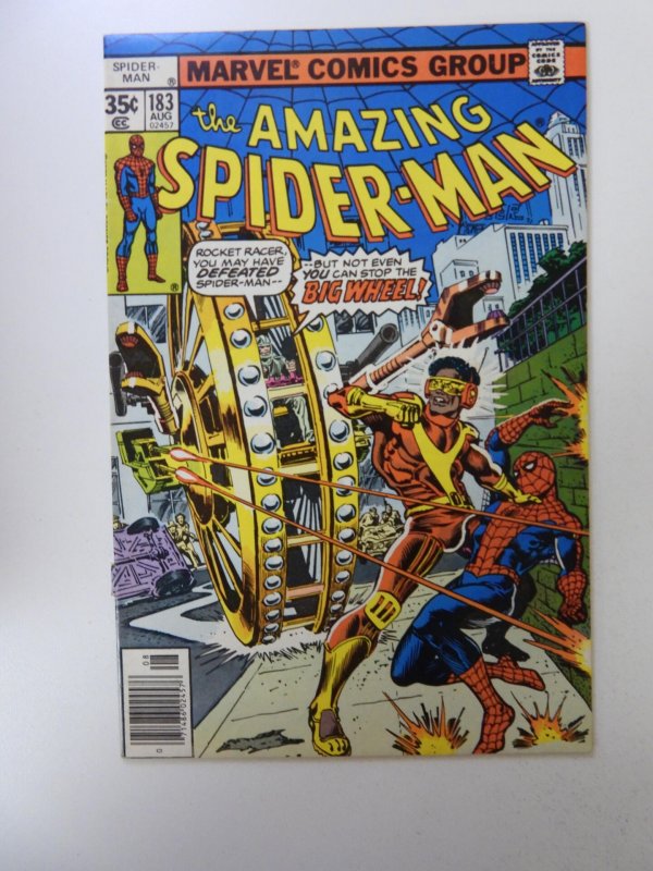 The Amazing Spider-Man #183 VG+ condition bottom staple detached from cover