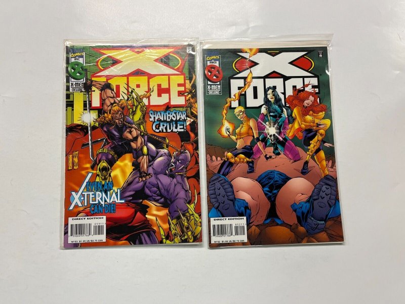 4 X-Force Marvel Comics Books #52 53 54 55 59 LP2
