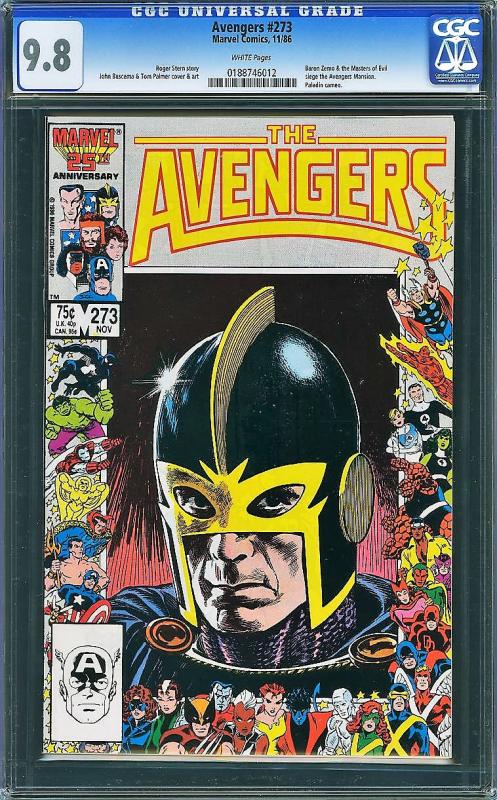 Avengers #273 (Marvel, 1986) CGC 9.8 - HIGHEST GRADED!