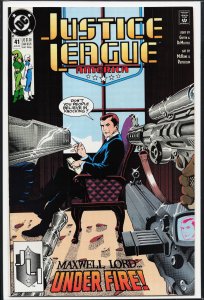 Justice League America #41 (1990) Maxwell Lord
