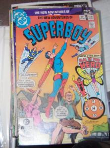 NEW ADVENTURES OF SUPERBOY # 28 DC  april  1982  h for hero+ma and pa kent