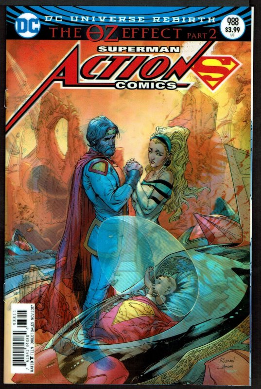 Action Comics #988 3D Lenticular Cover ( 2017, DC)  9.4 NM