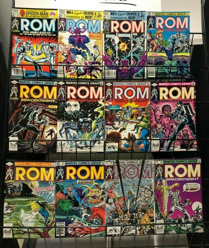 ROM  (1979-1986) 1-75, ANN 1-4  the COMPLETE Marvel series The Space Knight