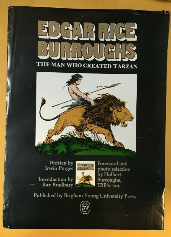 EDGAR RICE BURROUGHS THE MAN WHO CREATED TARZAN BOOK PROMO POSTER 26 x 19