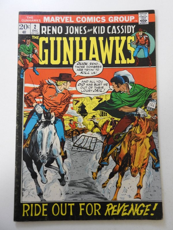 The Gunhawks #2 (1972) FN+ Condition!