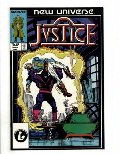 12 Justice Marvel Comics # 1 2 3 4 5 6 7 8 9 10 11 12 New Universe RB2 