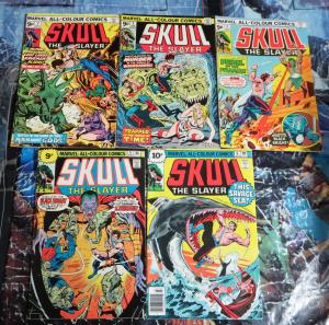 BRITISH MARVELSkull The Slayer Collection!5 books!Issues2-6!G-VG!sci-fi fantasy 