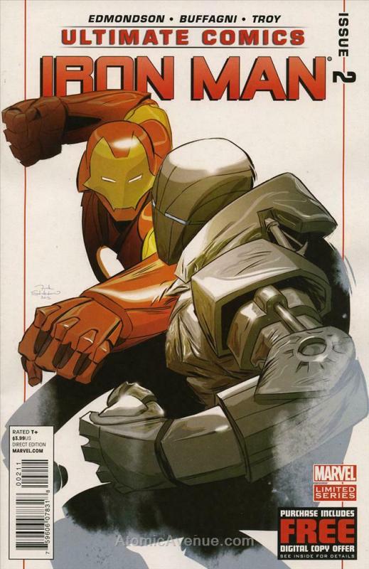 Ultimate Comics Iron Man #2 VF/NM; Marvel | save on shipping - details inside