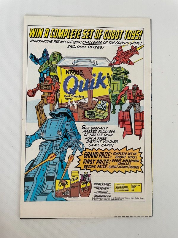 Transformers # 12 NM Marvel Comic Book Optimus Prime Megatron Bee 13 J243