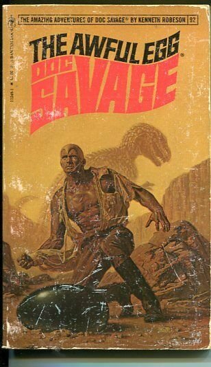 DOC SAVAGE-THE AWFUL EGG-#92-ROBESON-VG-BOB LARKIN COVER-1ST EDTION VG