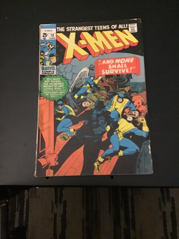 The X-Men #70 (1971) giant size! Jack Kirby art! Midgrade key! VG/FN Wow