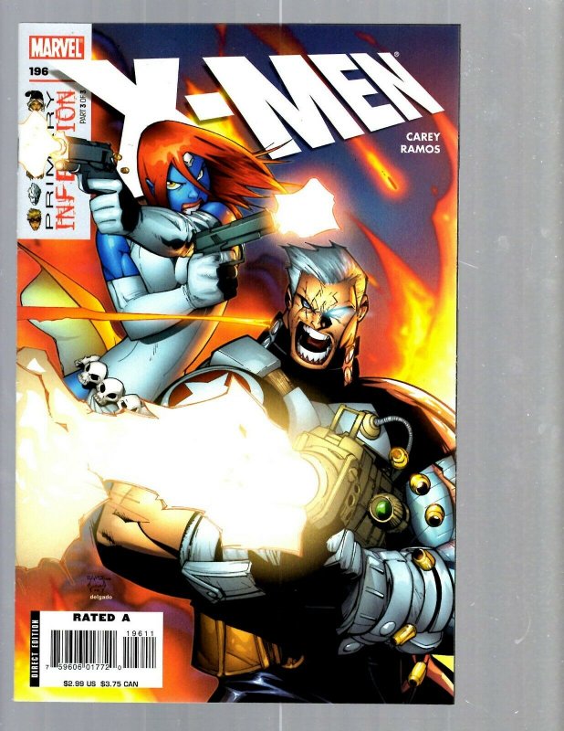 11 Marvel Comics X-Men #192 193 194 195 196 197 198 199 200 201 202 EK17