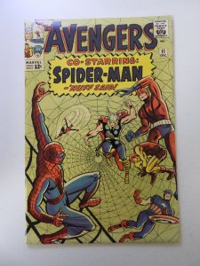 The Avengers #11 (1964) VF- condition ink back cover