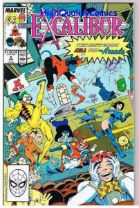 EXCALIBUR #5, NM, Phoenix, Captain Britain,1988 1989, more Marvel in store