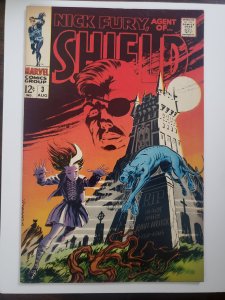 Nick Fury Agent of SHIELD 3 (1968) Steranko cover art