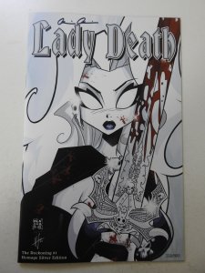 Lady Death: The Reckoning #1 Homage Silver Edition NM Condition! Signed W/ COA!