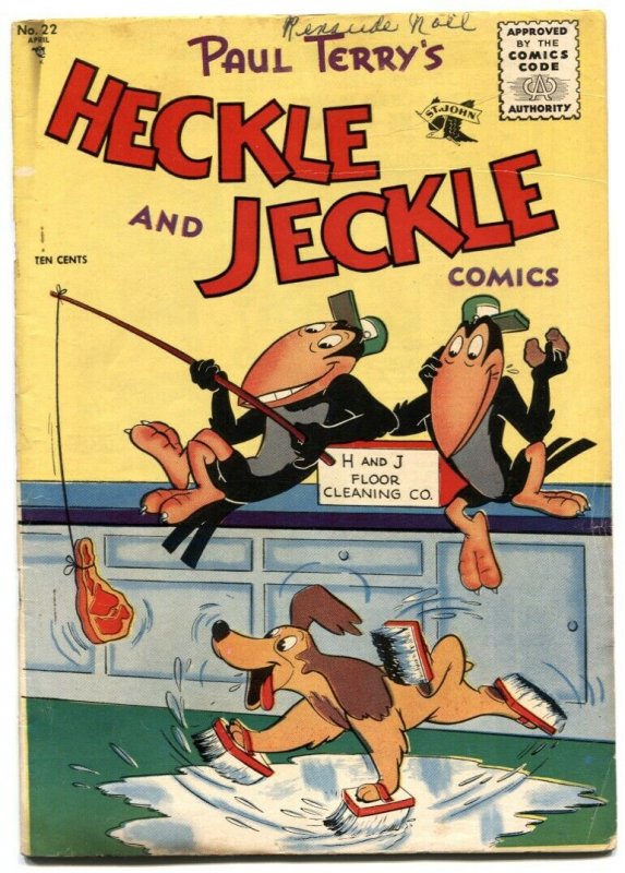 Heckle and Jeckle #22 1955-Golden Age Funny Animal comic VG
