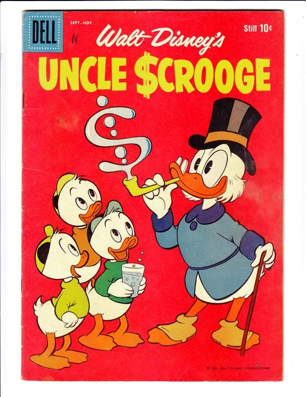 Uncle Scrooge, Walt Disney #27 (Sep-59) FN Mid-Grade Uncle Scrooge