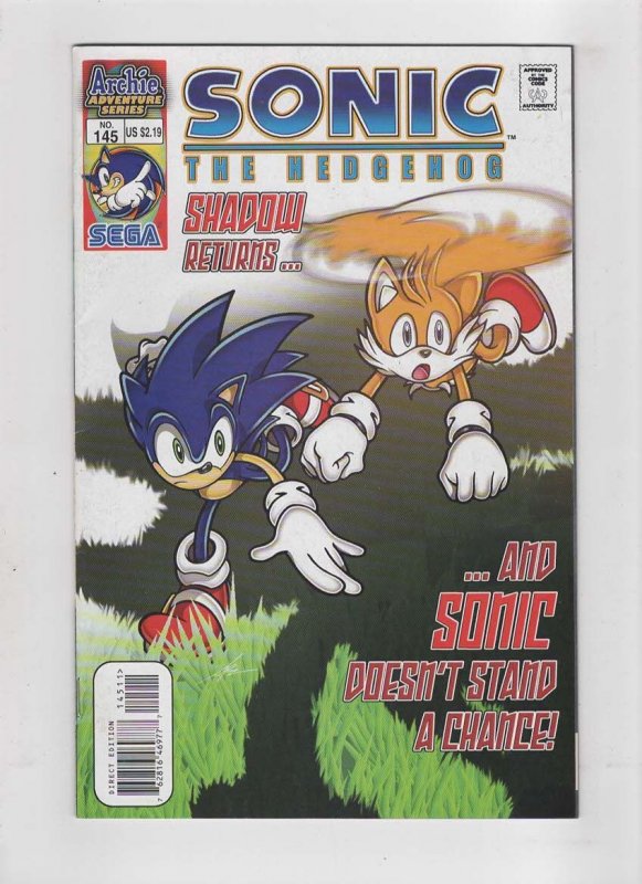 Sonic the Hedgehog #142 thru #155