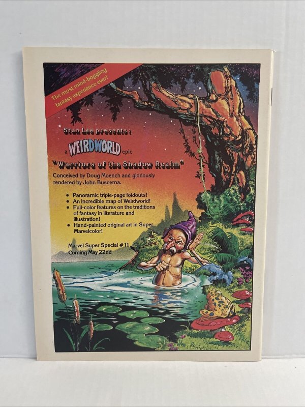 Marvel Super Special #10 Star-Lord Marvel Magazine 