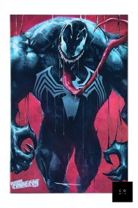 VENOM #9 NYCC 2022 EXCLUSIVE IVAN TAO RED DRIP VARIANT MARVEL NM.