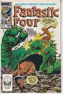 Fantastic Four(vol. 1) # 264 The Thing, Human Torch, Mole Man vs Walt Disney ?