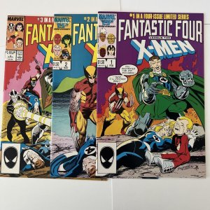 Fantastic Four vs. X-Men #1 - #3 in VF/NM 9.0! (Marvel, 1987)