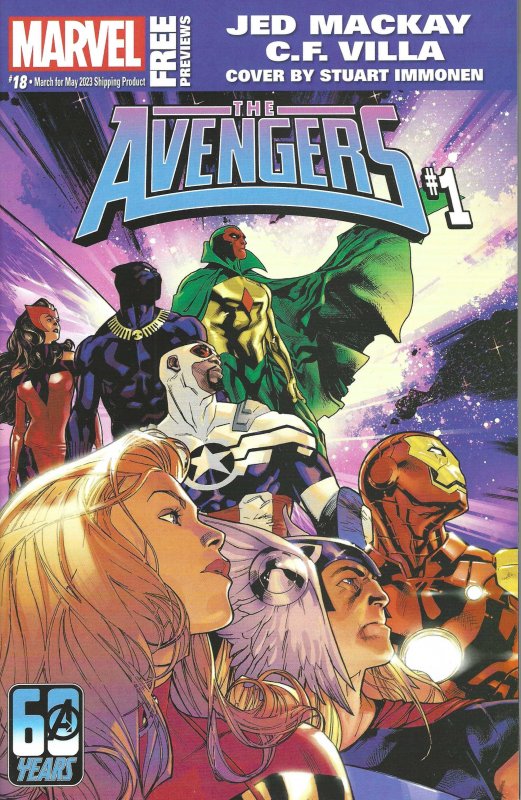 Marvel Previews #18 (Mar 2023) - Avengers, Planet of the Apes, Fantastic Four