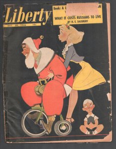 Liberty 12/28/1946-Vernon Grant Christmas-Santa Claus cover -Pulp fiction-cla...