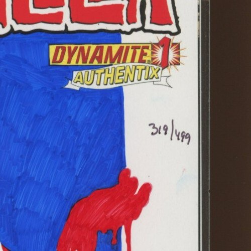 (2011) Vampirella #1: LAURA GUZZO SIGNED/REMARKED SKETCH COVER! AUTHENTIX! (9.2)