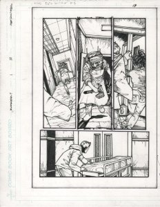 The Evil Within #1 pg 13 Original Alex Sanchez Art based on HORROR Video game 