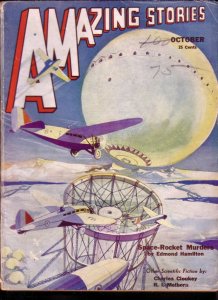 AMAZING STORIES 1932 OCT FIRST MARTIAN SCI FI GERNSBACK VG