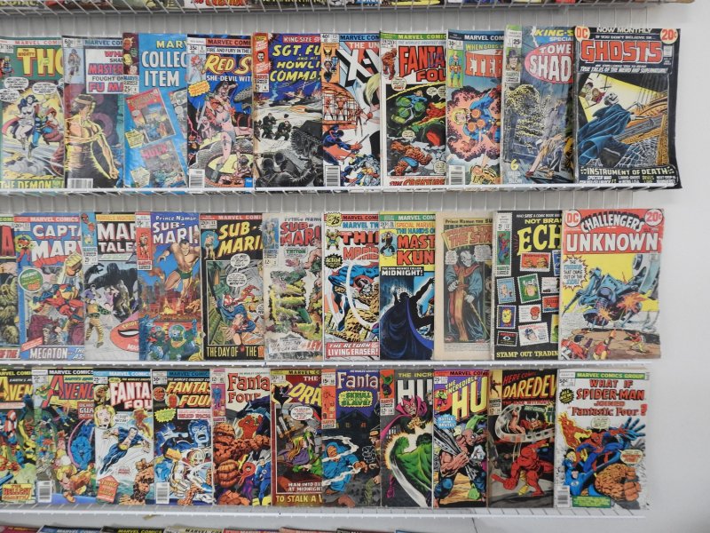 Huge Lot 150+ Silver/Bronze Comics W/ Daredevil, Fantastic Four, +More! See desc