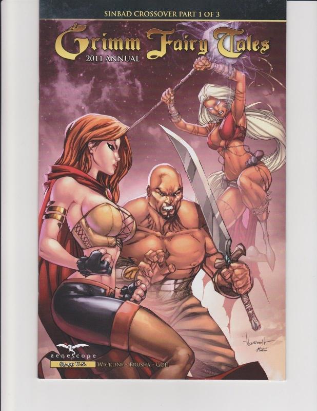Grimm Fairy Tales Annual 2011 Cover A Zenescope Comic GFT Sinbad NM Garza