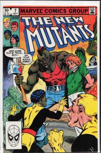 The New Mutants #7 Direct Edition (1983) New Mutants