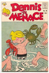 Dennis The Menace #38 1959- crab lobster cover FN