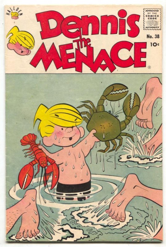 Dennis The Menace #38 1959- crab lobster cover FN