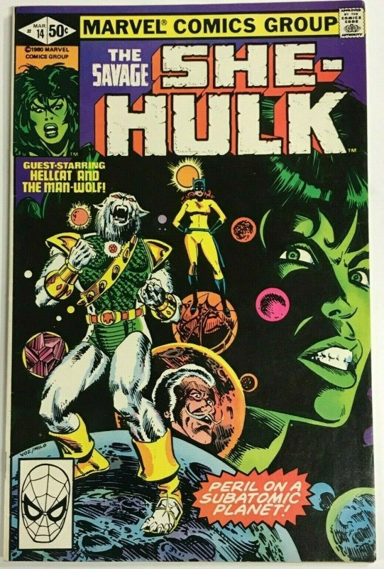 SAVAGE SHE-HULK#14 VF 1981 MARVEL BRONZE AGE COMICS