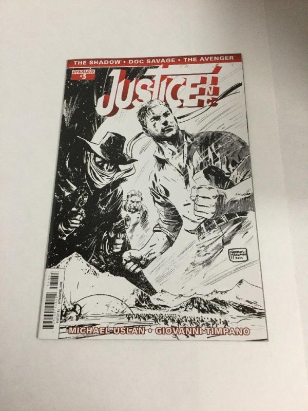 Justice Inc 3 Variant Nm Near Mint Dynamite Comics