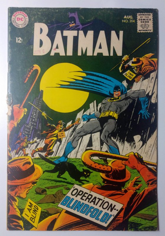 Batman #204 (4.0, 1968)