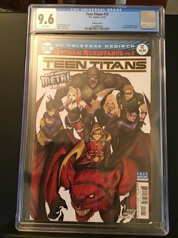 Teen Titans #12 CGC 9.6 