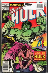 The Incredible Hulk #223 (1978) Hulk