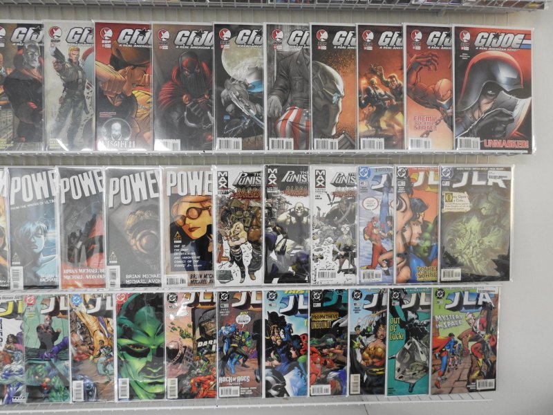 Huge Lot 140+ Comics W/ GI Joe, JLA, Batman, +More! Avg VF/NM Condition!