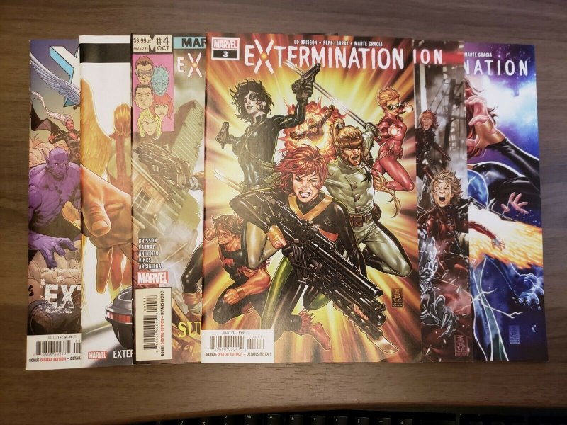 Extermination #1-5 (1,2,3,4,5) + X-Men The Exterminated (2018) 1st Kid Cable