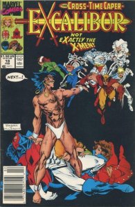 Excalibur #19 (Newsstand) FN ; Marvel | Chris Claremont Cross-Time Caper